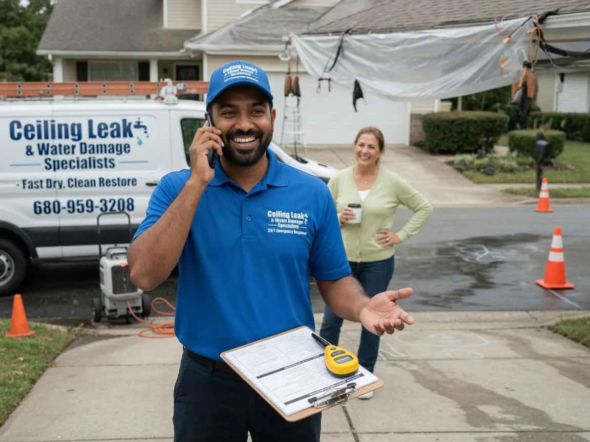 Ceiling Leak Cleanup Shamokin, PA FAQs